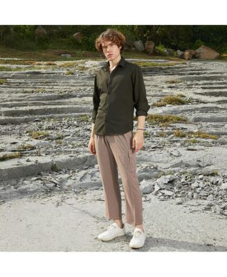 Men's Ribbed-Woven Shirt