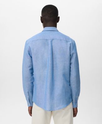 Men's Pocket Linen Shirt