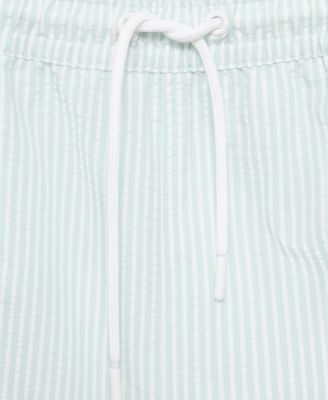 Men's Seersucker Swimming Trunks