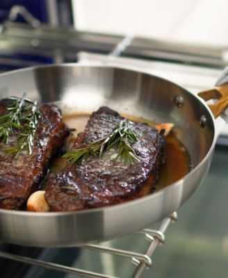 Stainless Steel 2-Pc. Frypan Set