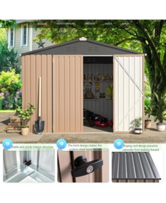 8'x6' Outdoor Storage Shed