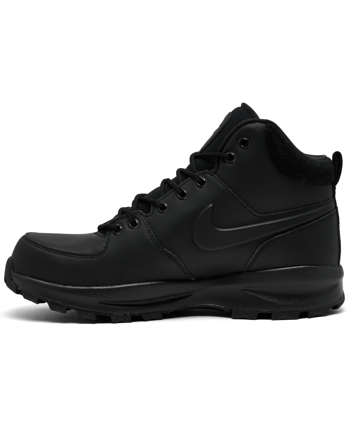 Nike Men's Manoa Leather Boots From Finish Line In Black