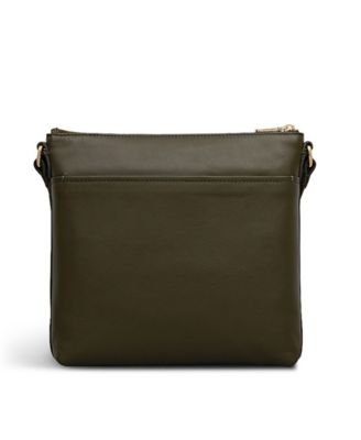 Pockets Mini Leather Ziptop Crossbody Bag