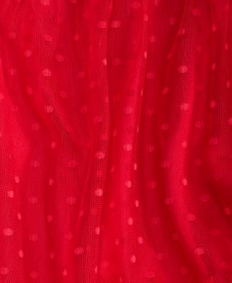 Girls' 5-20 Long-Sleeve Tulle Dress, Macy's Exclusive