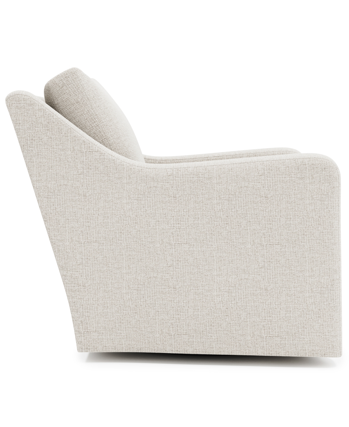 Bernhardt Ventura Tempo Swivel Chair In Gray