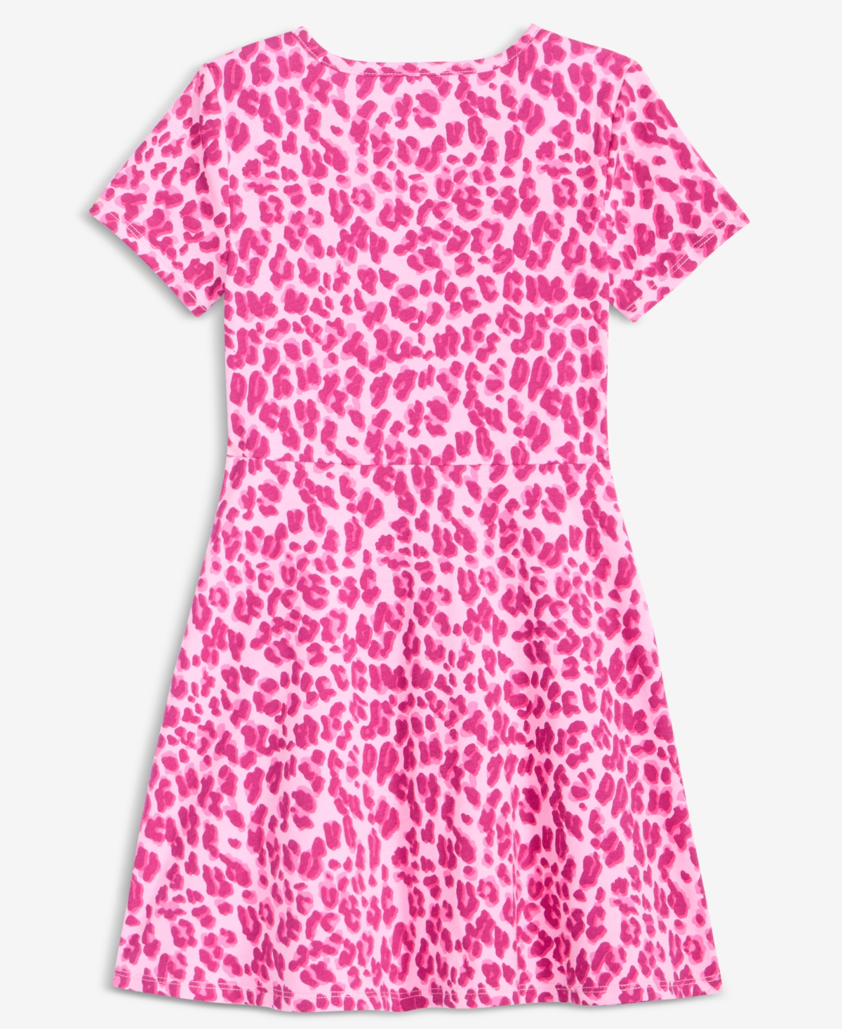 Epic Threads Girls 5-20 Short-sleeve Animal Print Dress, Macy's Exclusive In Pink