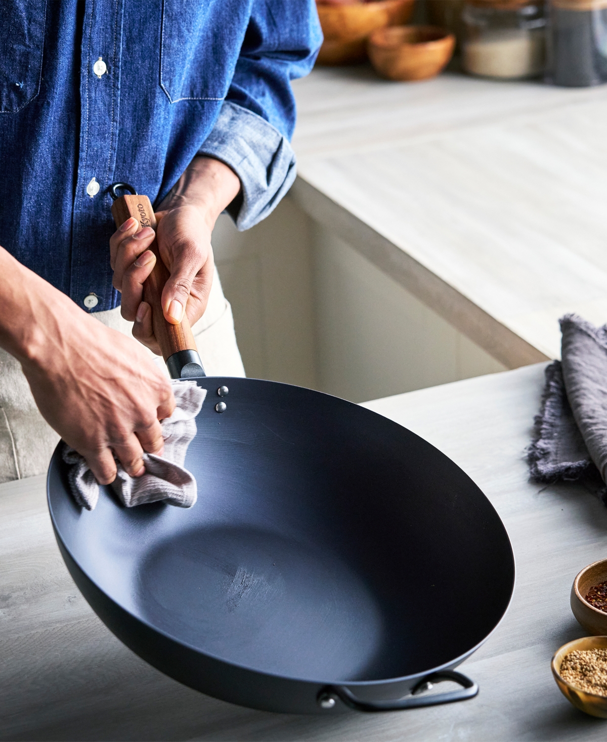 GreenPan Kyoto Carbon Steel 14" Pan