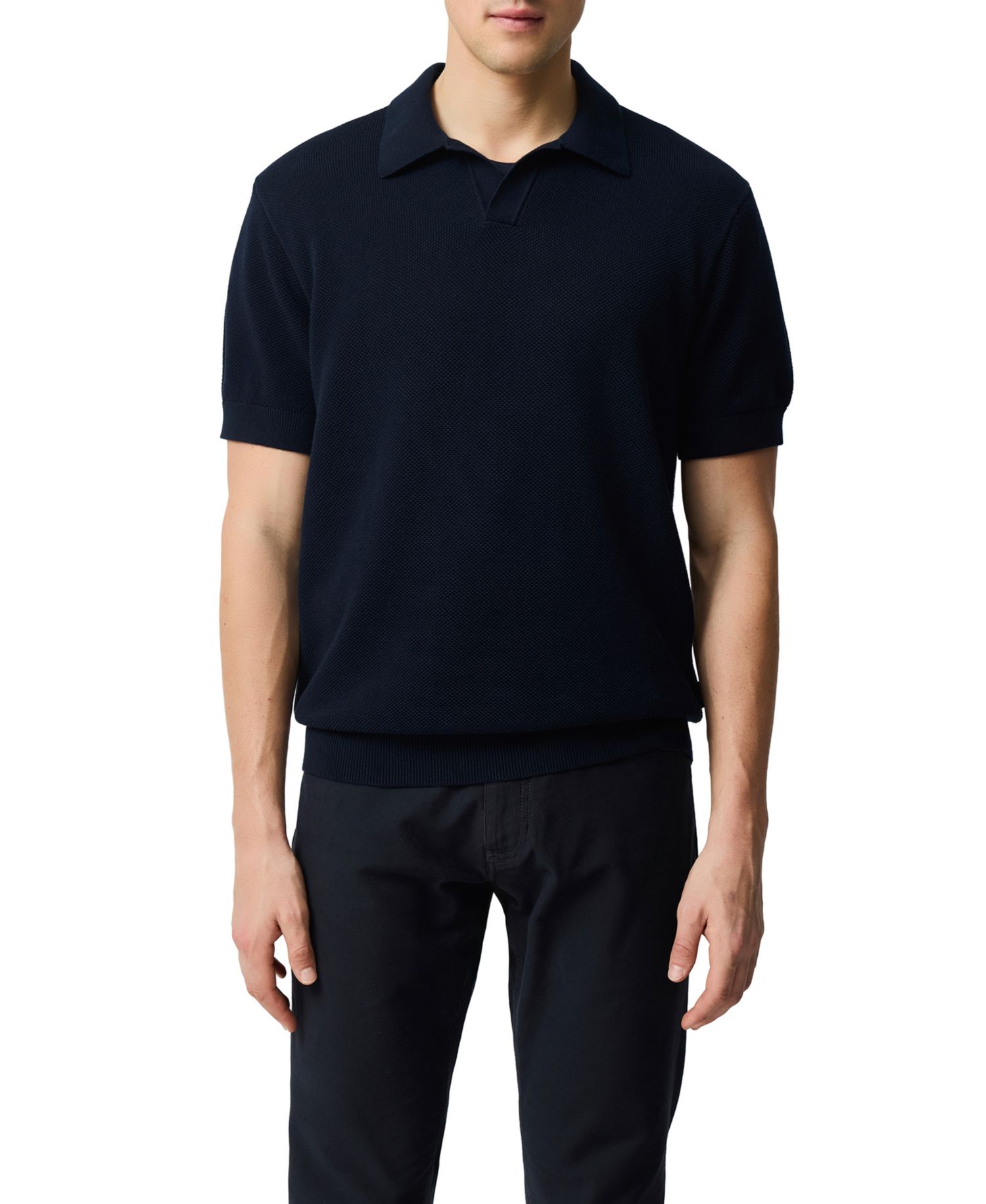 Men's Avalon Cotton Knitted Polo Shirt