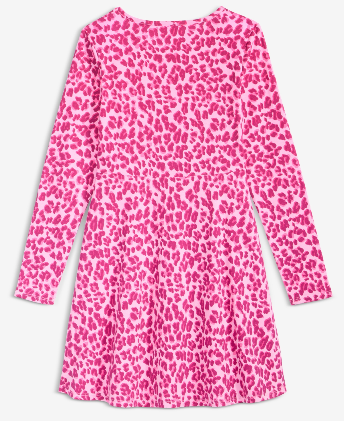 Epic Threads Girls 5-20 Long-sleeve Leopard Print Dress, Macy's Exclusive In Pink