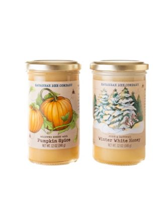Pumpkin and Winter White Whipped Honey Gift Set, 12 oz.