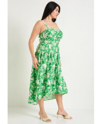 Women's June + Vie High-Low Midi Dress