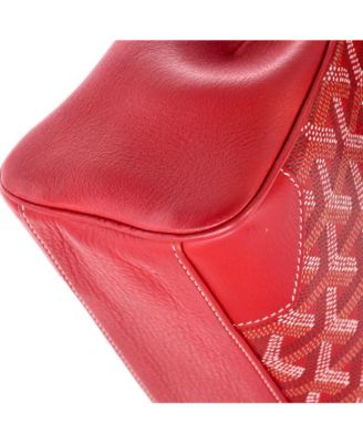 Mini Saigon Top Handle Bag Coated Canvas with Leather