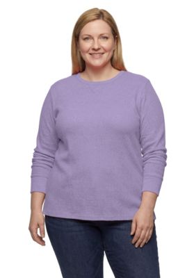 Women's Within Ultra Soft Waffle Thermal Sweatshirt