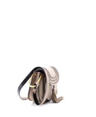 Small Hudson Handbag Whipstitch Leather