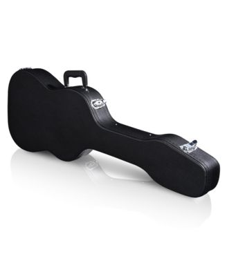 Electric Guitar Case for Stratocaster Style w/ Folding Guitar Floor Stand