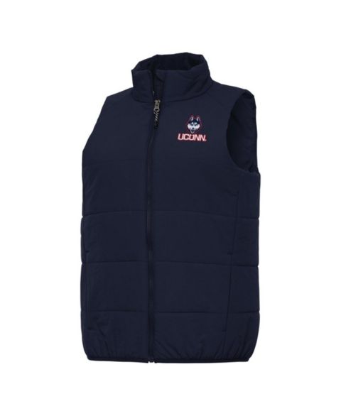 Женские жилеты Antigua Women's Navy UConn Huskies Experience Full-Zip Vest