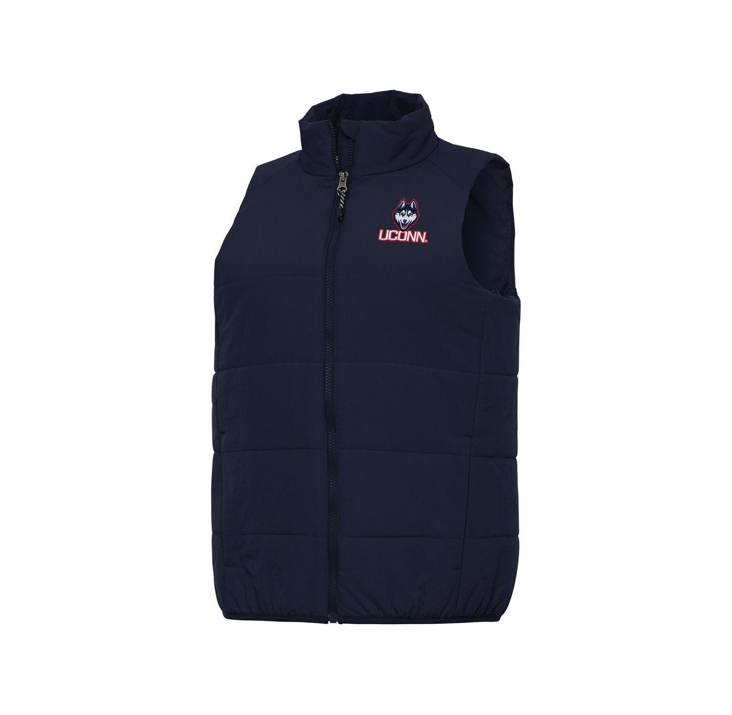 Women's Navy UConn Huskies Experience Full-Zip Vest