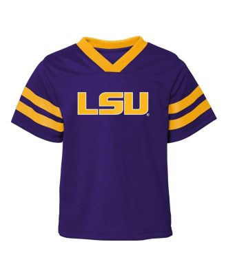 Toddler 2-Piece Purple/Gold LSU Tigers Red Zone Two-Piece V-Neck Top and Pants Set