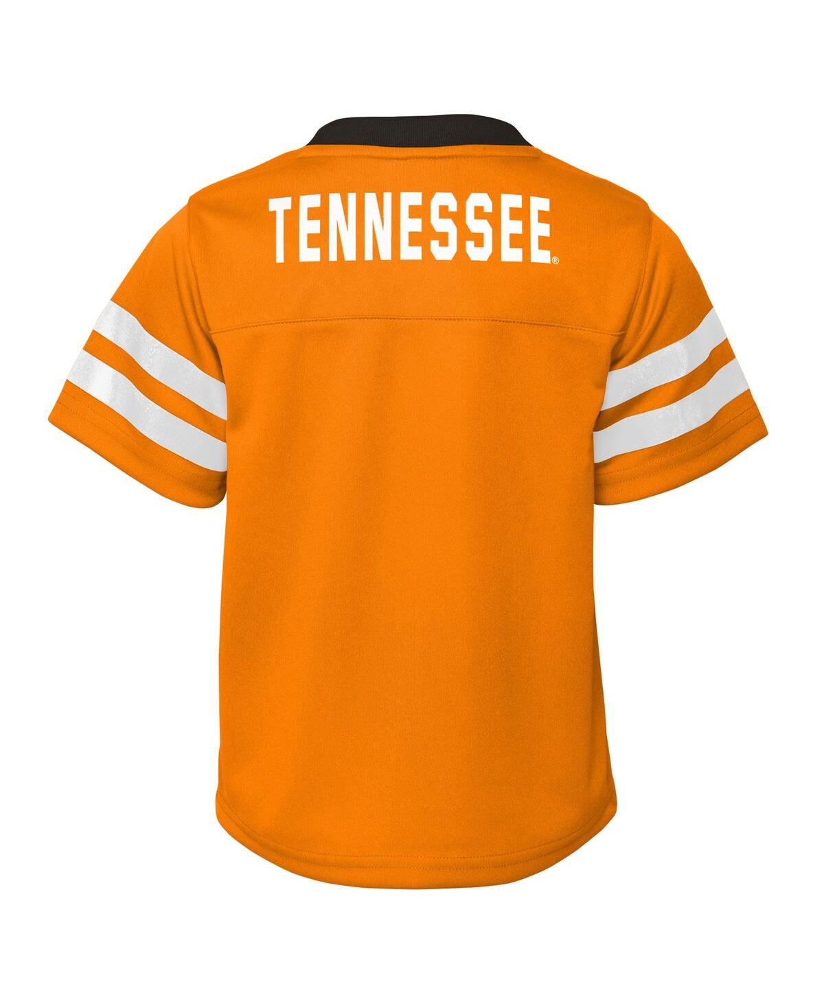 Outerstuff Big Boys And Girls 2-piece Tennessee Orange Tennessee Volunteers Red Zone V-neck Top And Pants Set In Orange