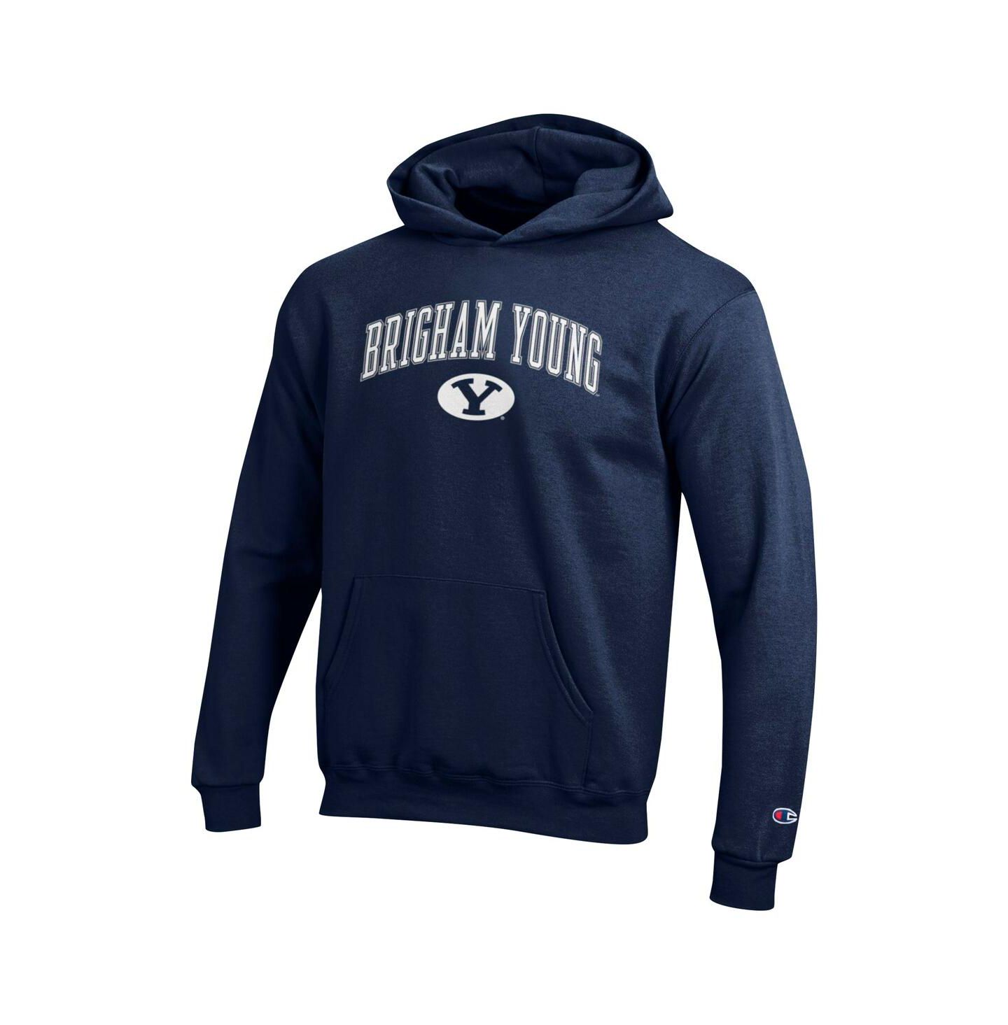 Детское худи Champion Navy BYU Cougars Campus Pullover — фото 3