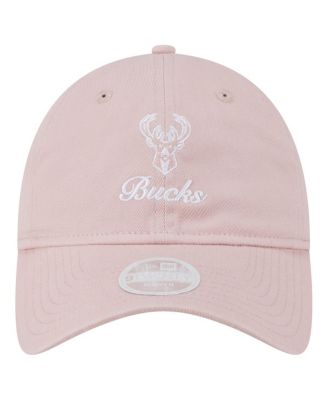 Women's&nbsp;Pink Milwaukee Bucks Gameday Preppy 9Twenty Adjustable Hat