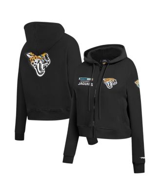 Pro Standard - Women's Black Jacksonville Jaguars Split Logo Full-Zip Hoodie