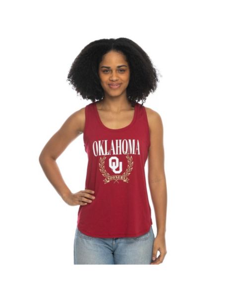 Женский топ ZooZatz Crimson Oklahoma Sooners Everyday Tri-Blend