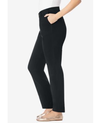 Women's Within Tall Adjustable Waist Straight-Leg Chino Pants