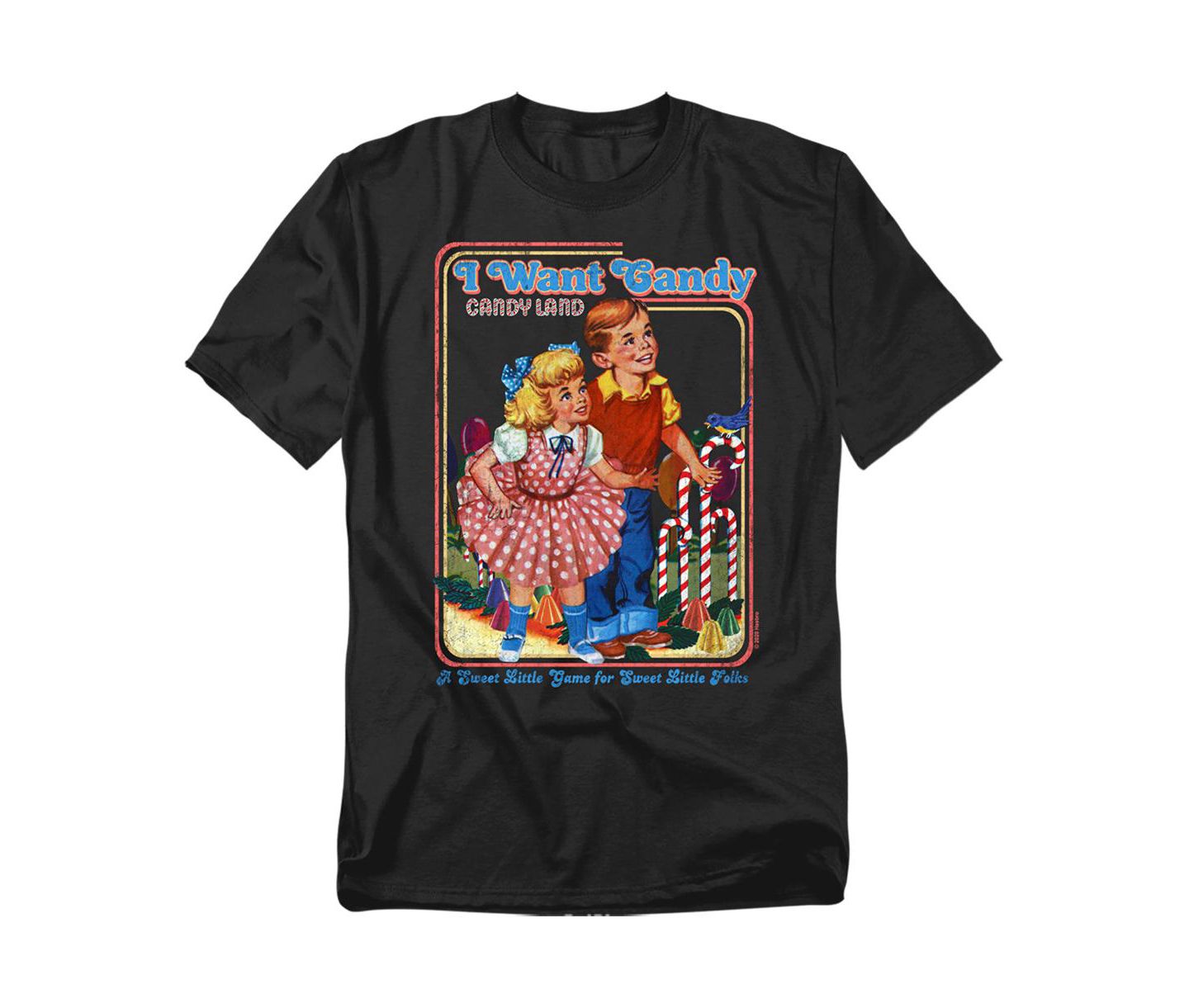 Мужская футболка Hasbro+ Candy Land I Want Candy, цвет: Чёрный — фото 1