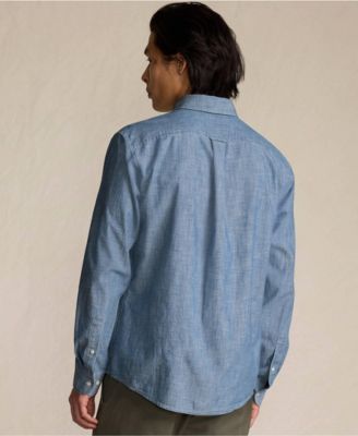 Men's Long Sleeve Chambray Shirt