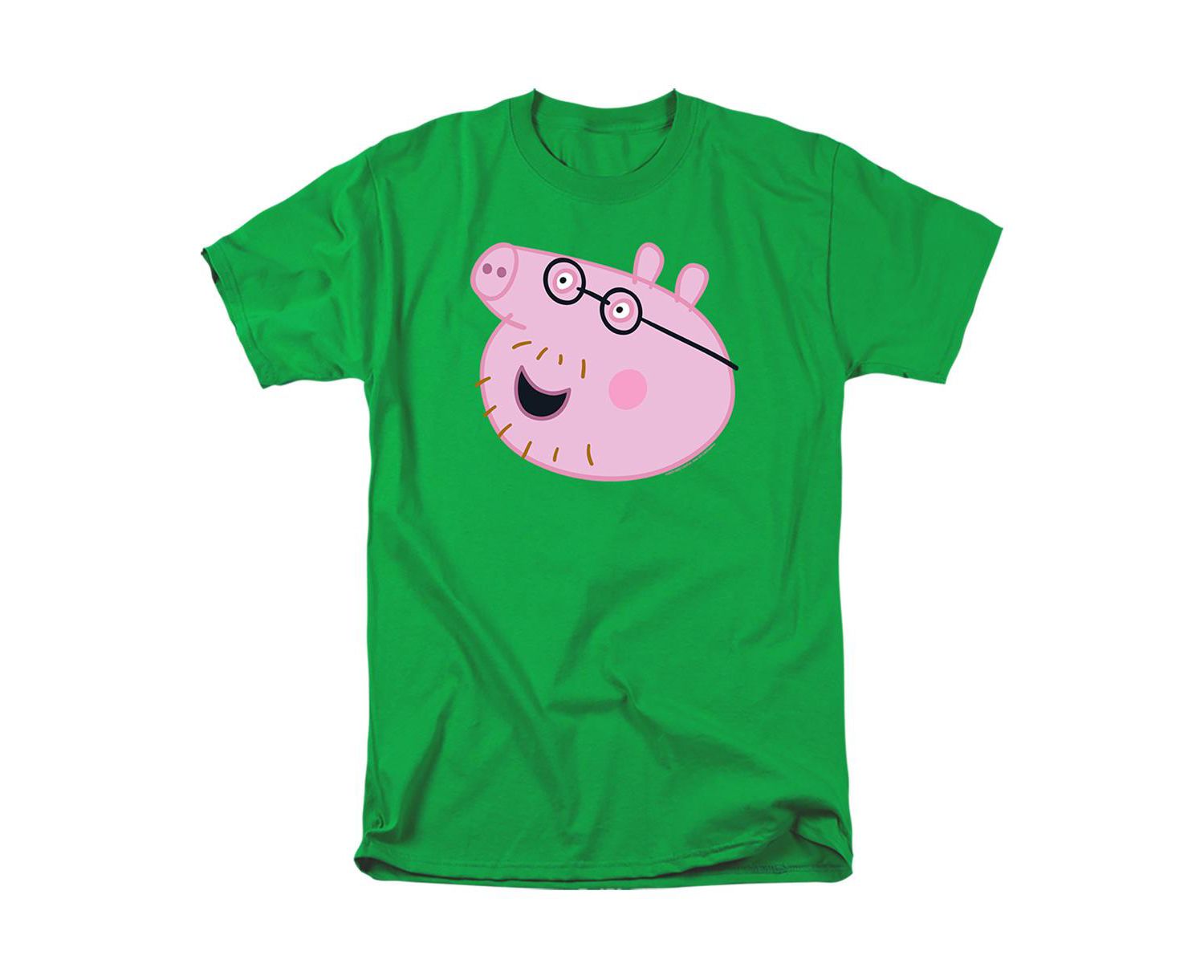 Men's Peppa Pig Daddy Pig Face T Shirt