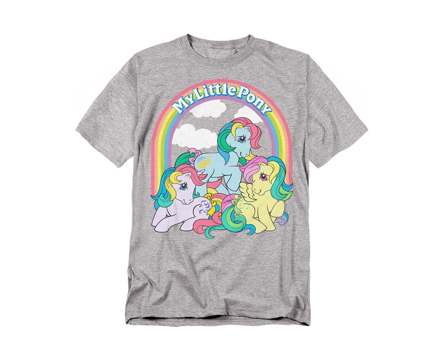 Big & Tall My Little Pony Retro Under The Rainbow T Shirt