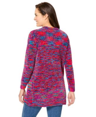 Women's Plus Size Crewneck Chenille Sweater