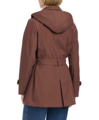 Women's Double-Breasted Belted Trench Coat