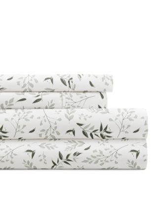Delicate Blossoms 4-P.c. Sheet Set, King