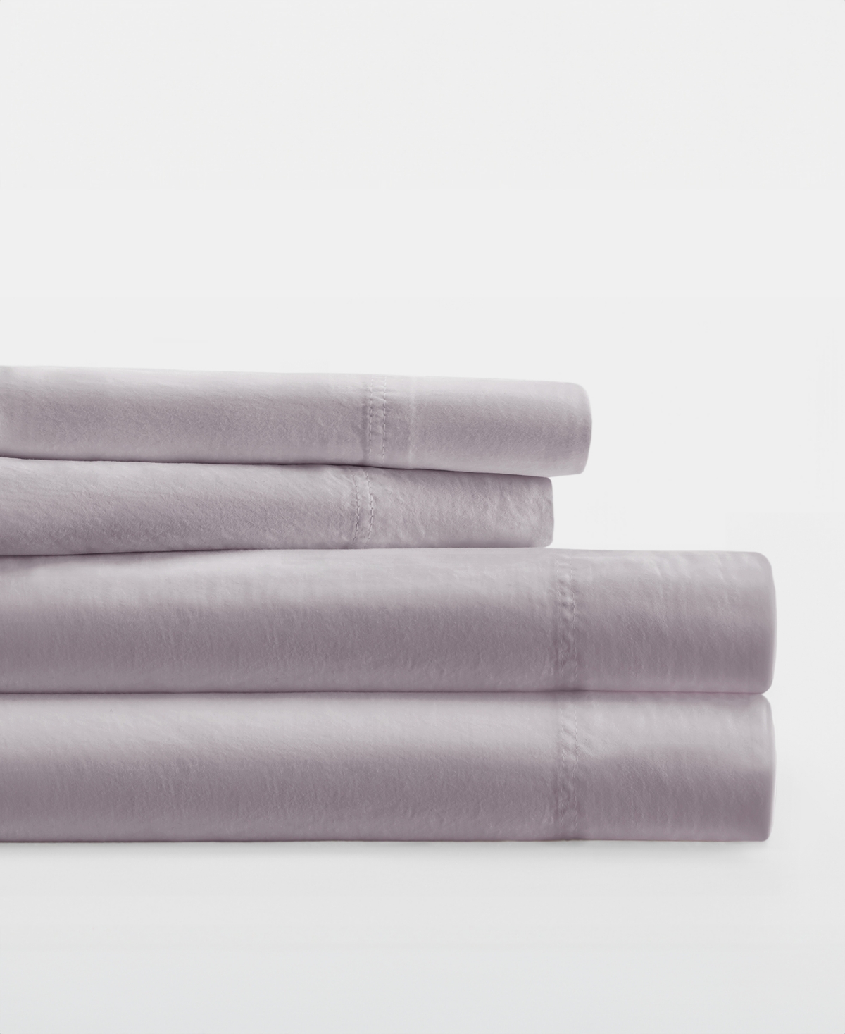 Ienjoy Home Long Staple 300-thread Count Cotton Solid 4-pc. Sheet Set, California King In Green