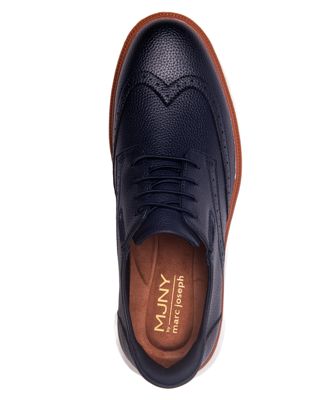Hill Street Hands-Free Slip On Technology Leather Wingtip Oxfords
