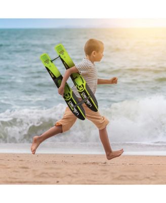 OBrien 46 Inch Children All Star Trainer Kids Combo Waterskis w/ Trainer Rope