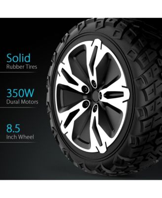 Warrior 8.5" Electric Hoverboard All-Terrain - 42V 1.5A (50Hz/60Hz), Built-in Speakers & LED Lights | Perfect Valentine's Gift for Family, Teens