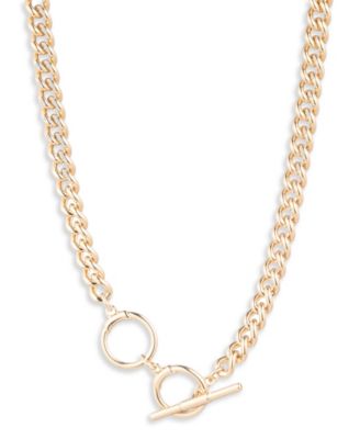 Gold-Tone Chain Collar Necklace