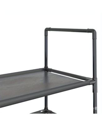 4-Tier Large Capacity Shoe Rack Sturdy Stackable Organizer for Closets Entryways