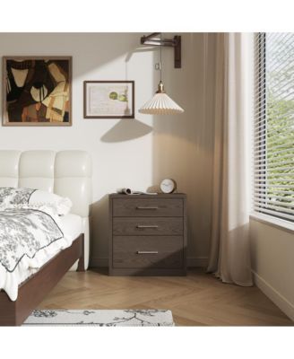 5 Drawers Nightstand with 2 Hidden Drawers,Bedside table,Chest of Drawers