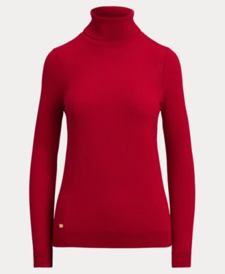 Women's Silk-Blend Turtleneck Sweater
