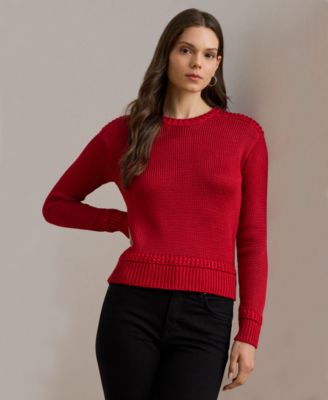 Lauren Ralph Lauren - Women's Crewneck Shimmer Sweater