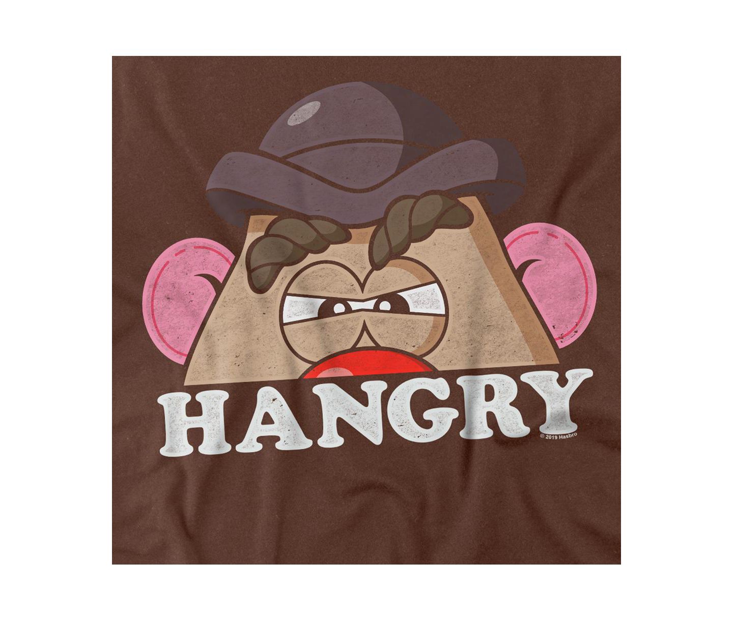 Мужская футболка Hasbro+ Potato Head Hangry Potato, цвет: Кофейный — фото 2