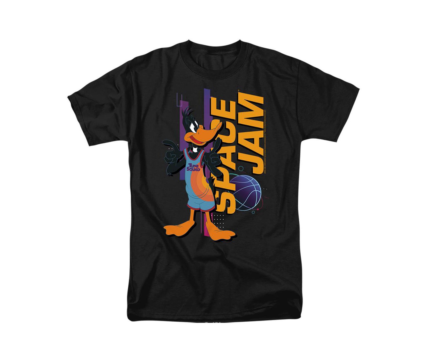 Мужская футболка Space Jam A New Legacy Daffy Standing, цвет: Чёрный — фото 1