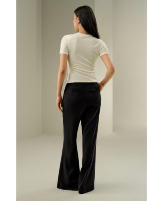 Women's Slim Fitted Silk Jersey Tee