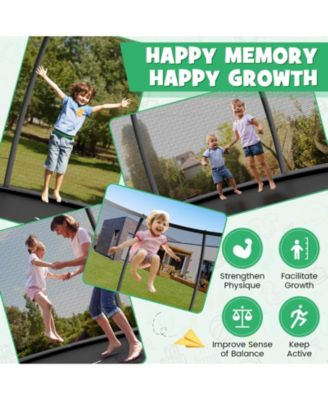 12FT ASTM Approved Recreational Trampoline with Ladder