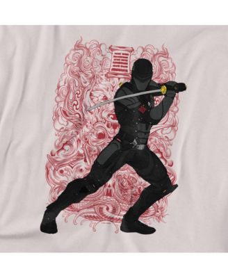 Men's Snake Eyes G.I. Joe Origins Snake Eyes Red Tattoo T Shirt