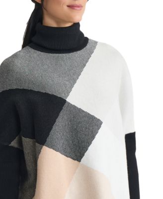 Women's T-Neck Long Sleeve Pull-On Sweater